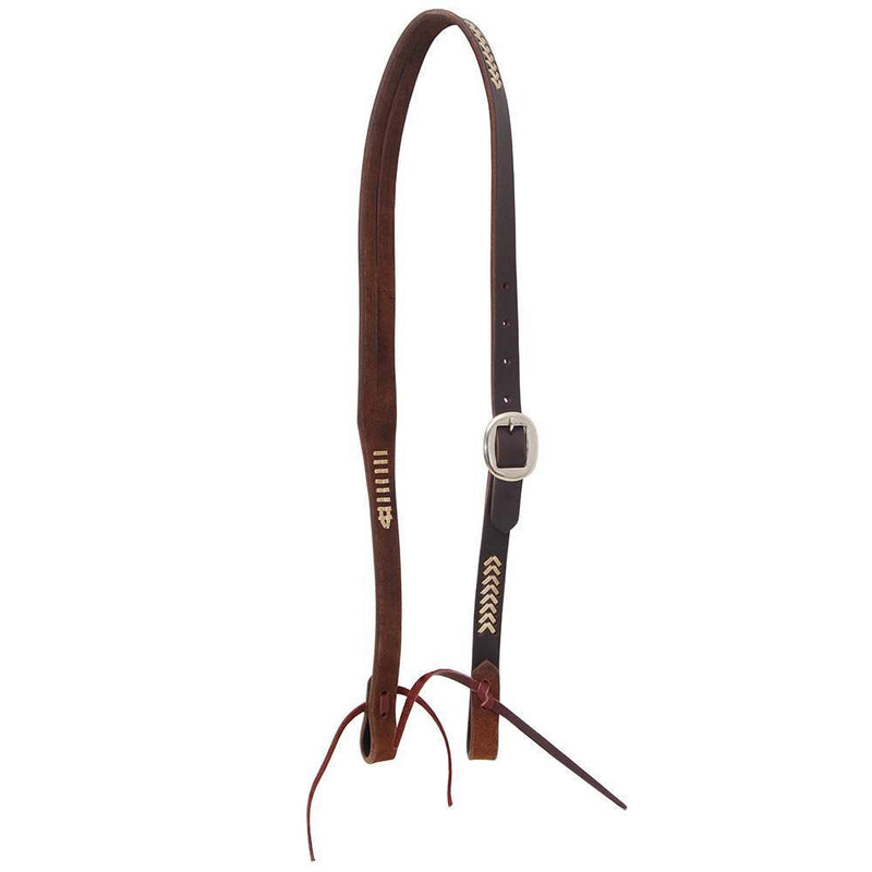 Oxbow Tack Sonoma Split Ear Headstall w/ Rawhide Weaving