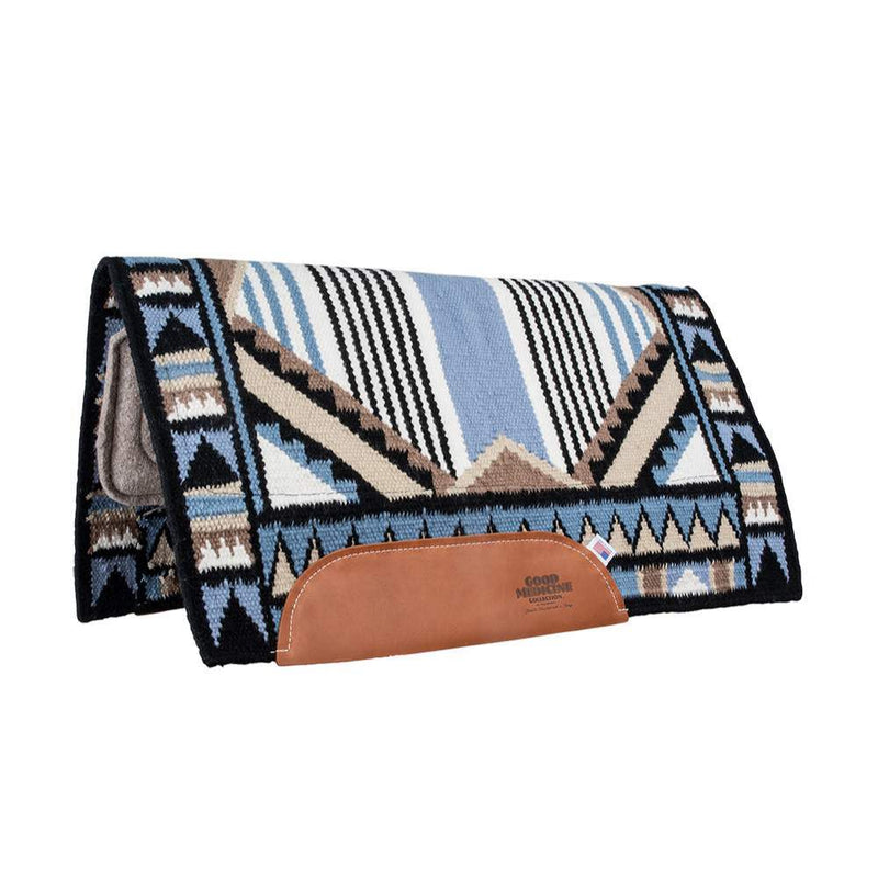 Mustang Good Medicine Highly Decorated Wool Felt Bottom Saddle Pad