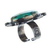 NRS Large Turquoise Scallop Ring