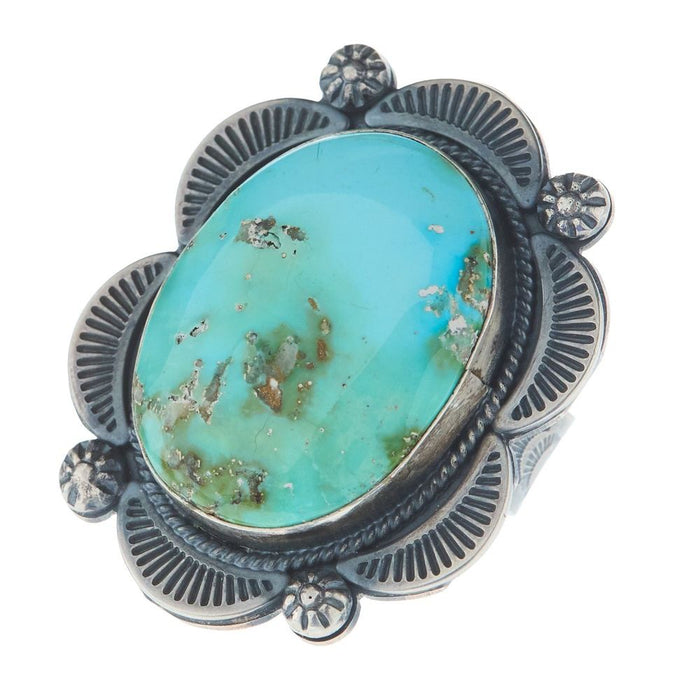 NRS Large Turquoise Scallop Ring
