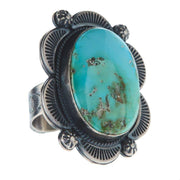 NRS Large Turquoise Scallop Ring