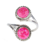 NRS Pink Opal Open Ring