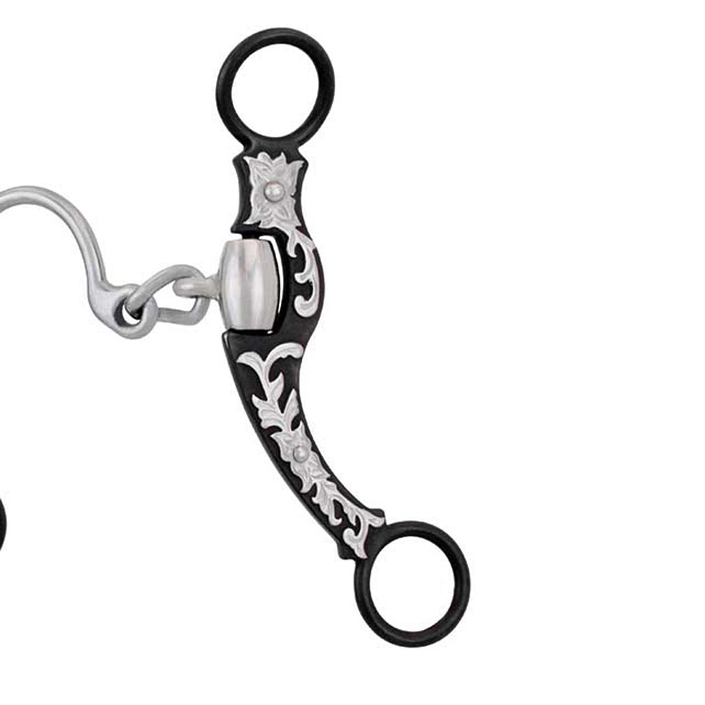 Cowboy Tack Texas Floral Vine Ported Chain Bit