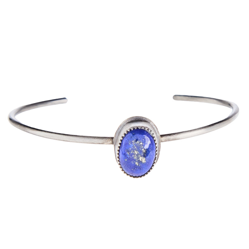 Horse Money Turquoise Lapis Stacker Cuff