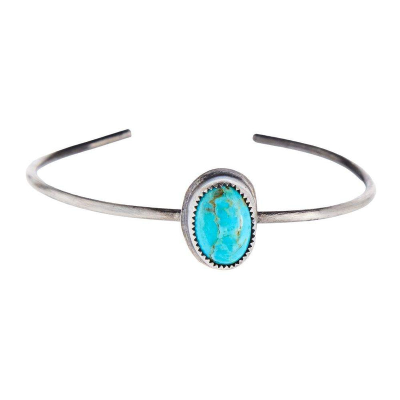 Horse Money Turquoise Kingman Turquoise Stacker Cuff