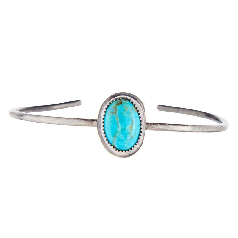 Horse Money Turquoise Kingman Turquoise Stacker Cuff