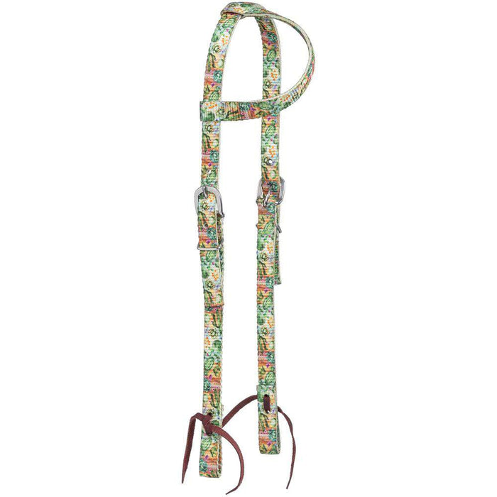 Single Ear Nylon Web Patterned Headstall