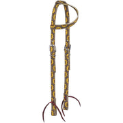 Single Ear Nylon Web Patterned Headstall