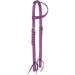 Single Ear Nylon Web Patterned Headstall