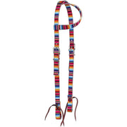 Single Ear Nylon Web Patterned Headstall