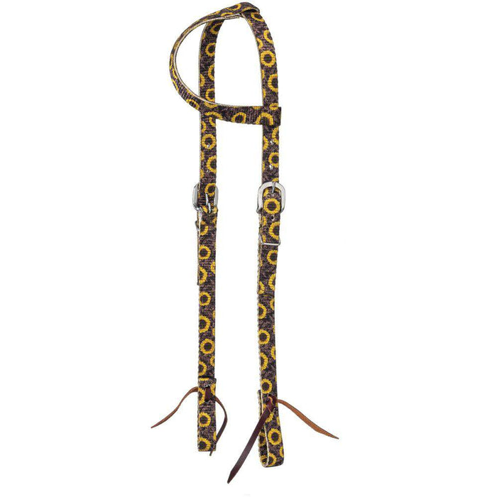 Single Ear Nylon Web Patterned Headstall