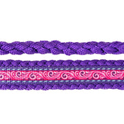 Patterned Mule Tape Halter w/Lead