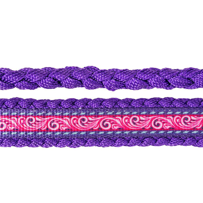 Patterned Mule Tape Halter w/Lead