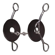 Professional's Brittany Pozzi 3 Piece Smooth Dogbone 8in Snaffle Gag Bit