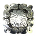 Silver Swirl Square Saddle Concho Set