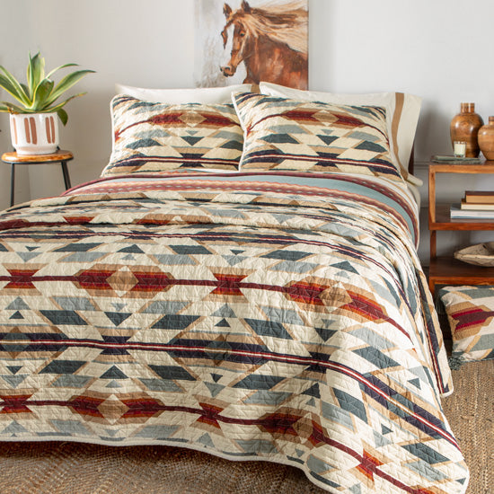Britannica Home Prairie Springs Quilt Set