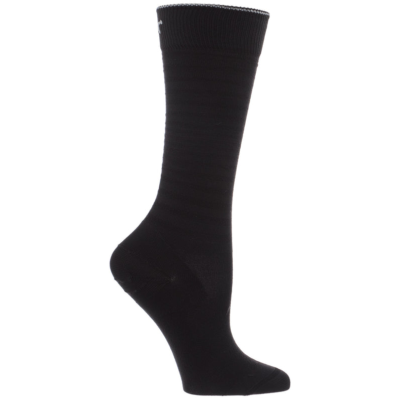 Nester Hoisery AriatTek UltraThin Performance Black and Grey Over The Calf Socks MEDIUM