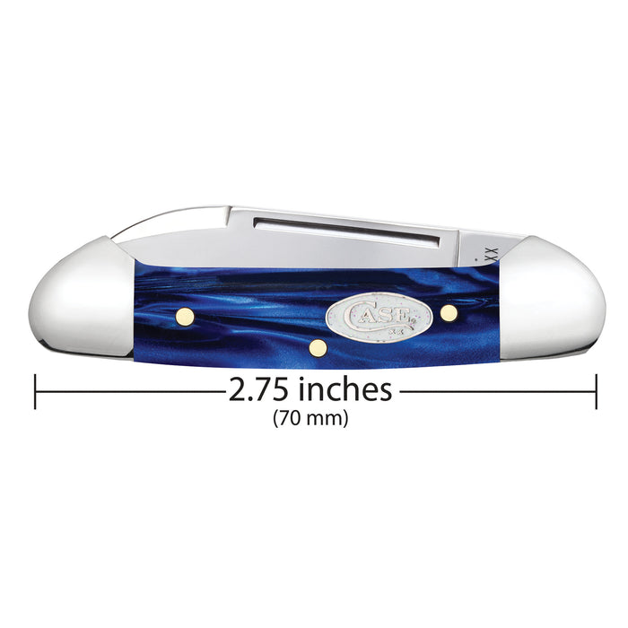 Case Knives Smooth Blue Pearl Kirinite Baby Butterbean