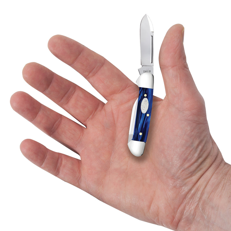 Case Knives Smooth Blue Pearl Kirinite Baby Butterbean