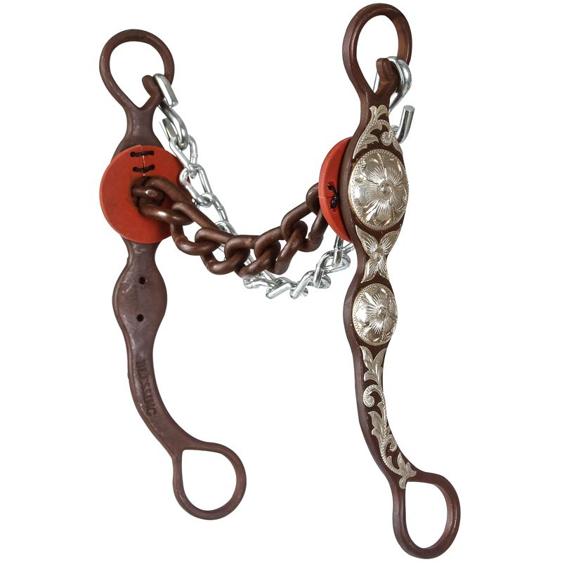 Antique Swept Back Chain Mouth Bit