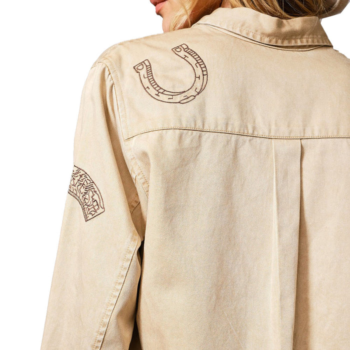 Blue B Women's Taupe Top