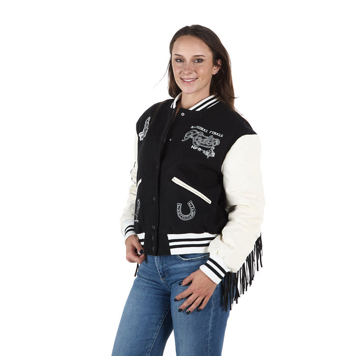 Blue B Women's NFR Rodeo Varsity Fringe Jacket