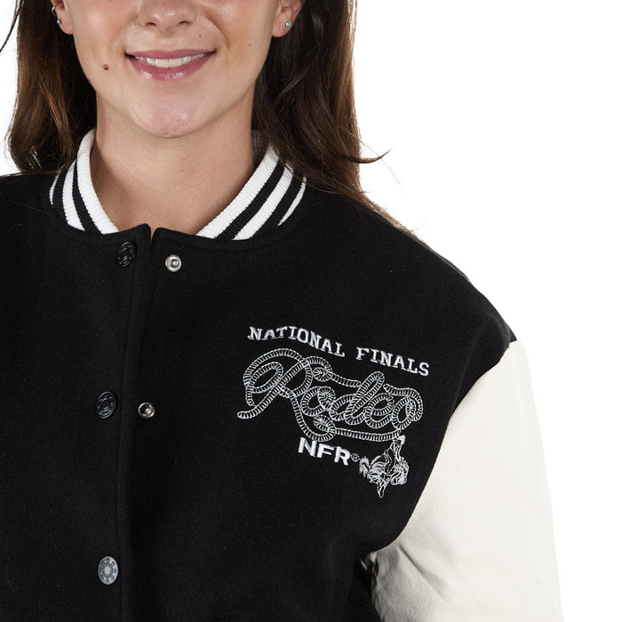 Blue B Women's NFR Rodeo Varsity Fringe Jacket