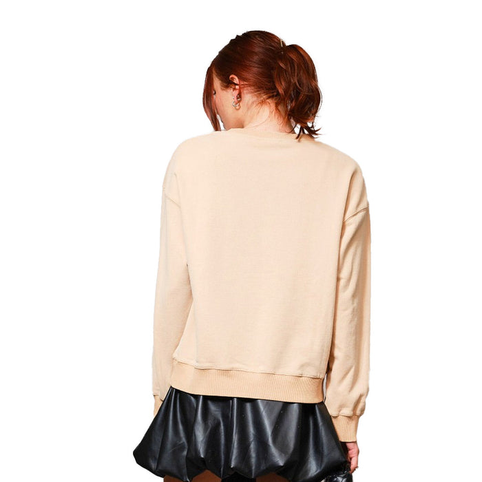 Blue B Women's Chenille Teddy Western Sweatshirt