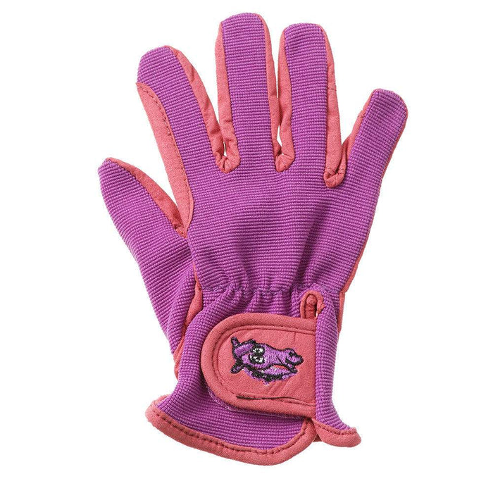 Tough 1 Embroidered Kids Riding Gloves