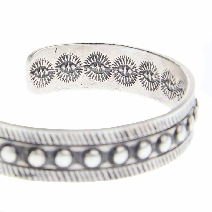 NRS Sterling Silver Dot Cuff