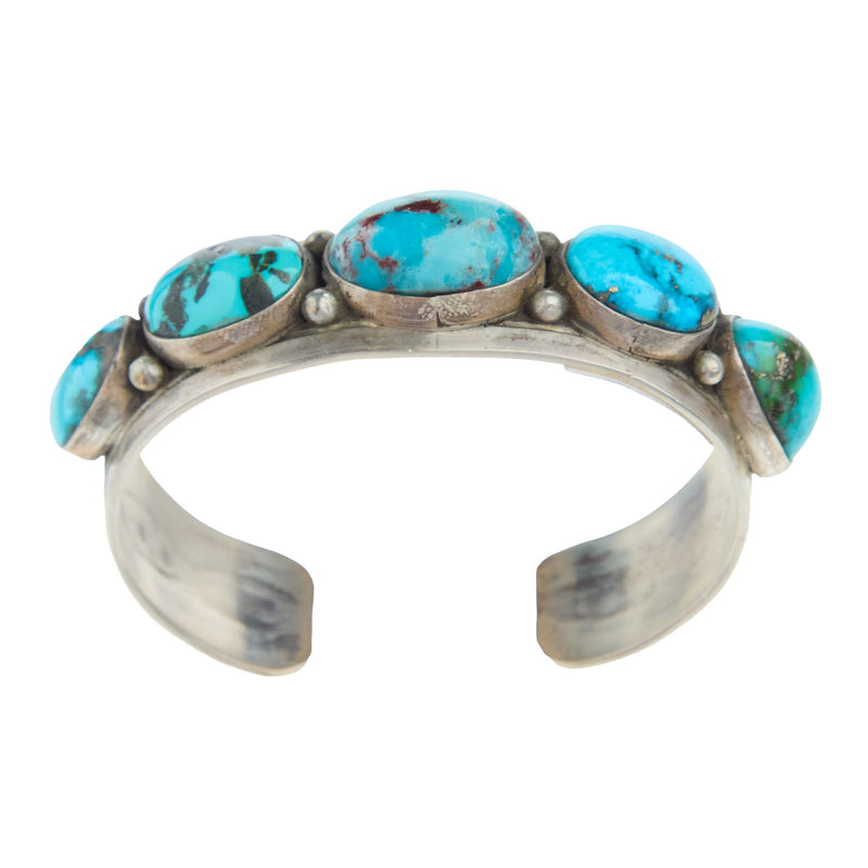 NRS Sterling Silver w/ Turquoise Stone Cuff