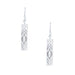 NRS Stamped Sterling Silver Dangle Earrings