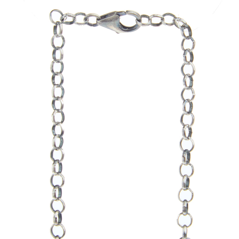 NRS Sterling Silver Turquoise Naja Necklace