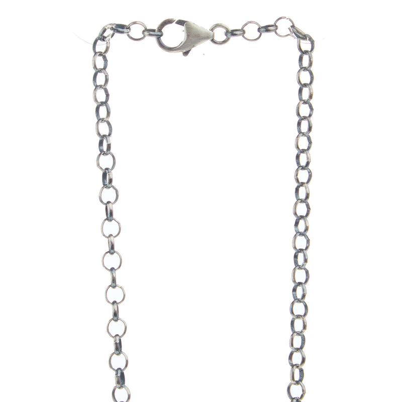 NRS Sterling Silver Turquoise Stone Necklace