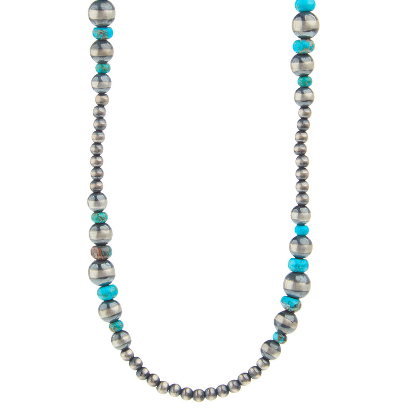 NRS Navajo Pearl and Turquoise 18in. Necklace