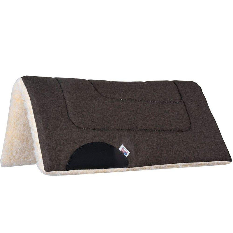 Mustang Brushed Demin Fleece Bottom Pony Saddle Pad