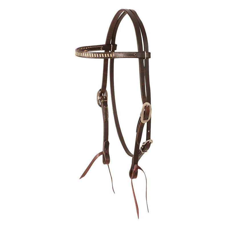 Martin Saddlery Rawhide Laced Browband Headstall