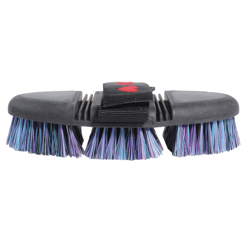 Tail Tamer Soft Touch Flex Synthetic Bristle Black Grooming Brush