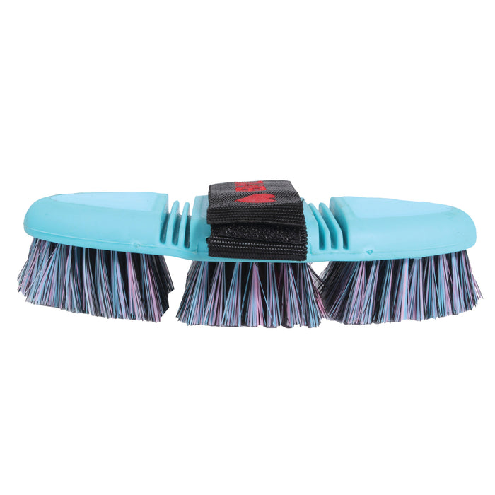 Tail Tamer Soft Touch Flex Synthetic Turquoise Grooming Brush