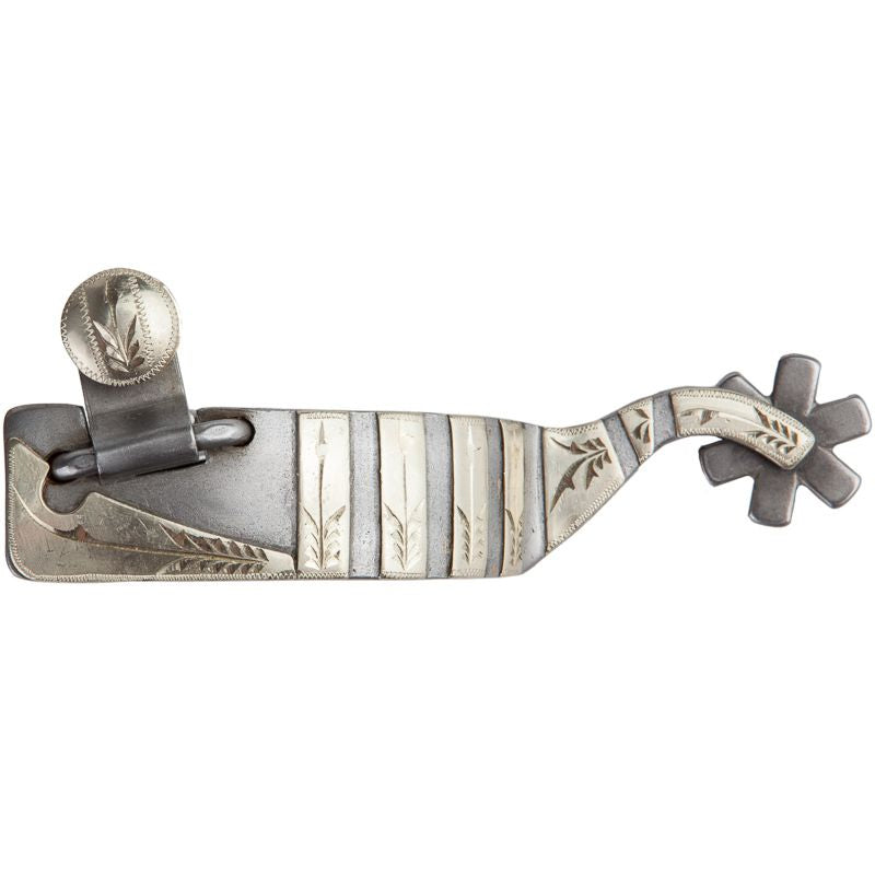 Silver Mounted Spurs with Bars