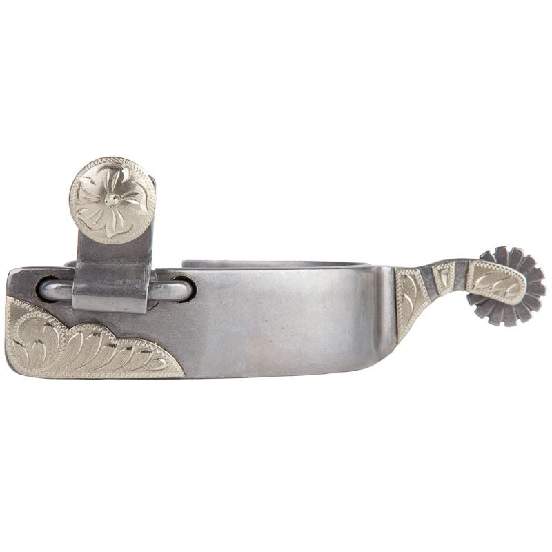 Silver Mounted Roping Spurs