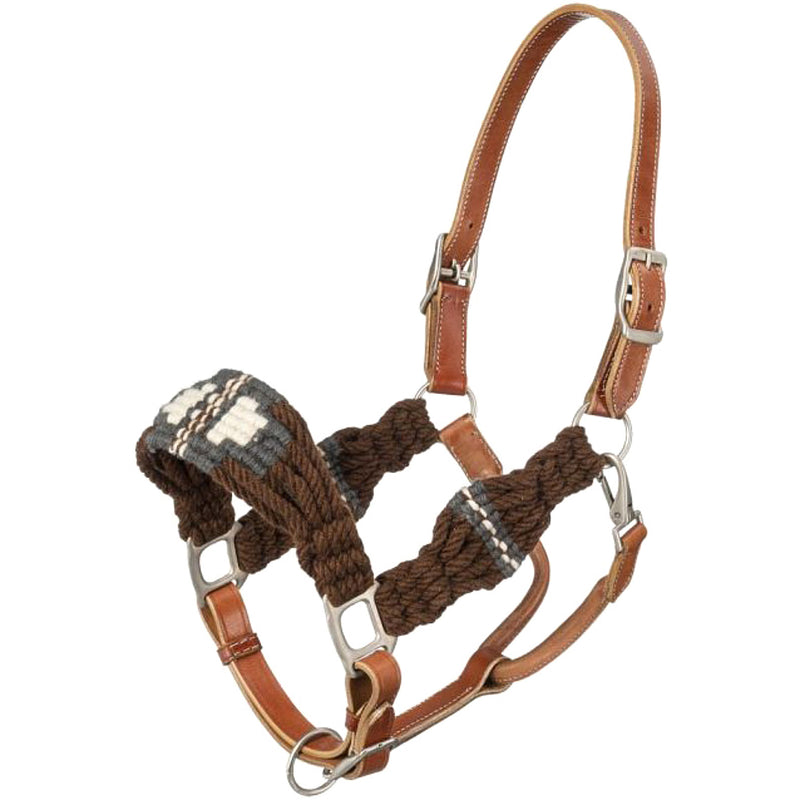 Wool Mohair Leather Horse Halter