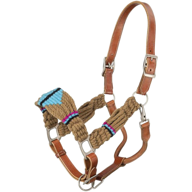 Wool Mohair Leather Horse Halter