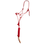 Infinity Knot Horse Rope Halter with 12 Foot Lead Rope