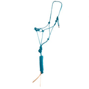 Infinity Knot Horse Rope Halter with 12 Foot Lead Rope