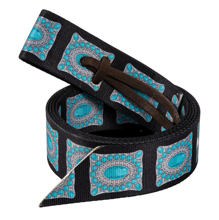 Fashion Prints Nylon Saddle Tie Strap