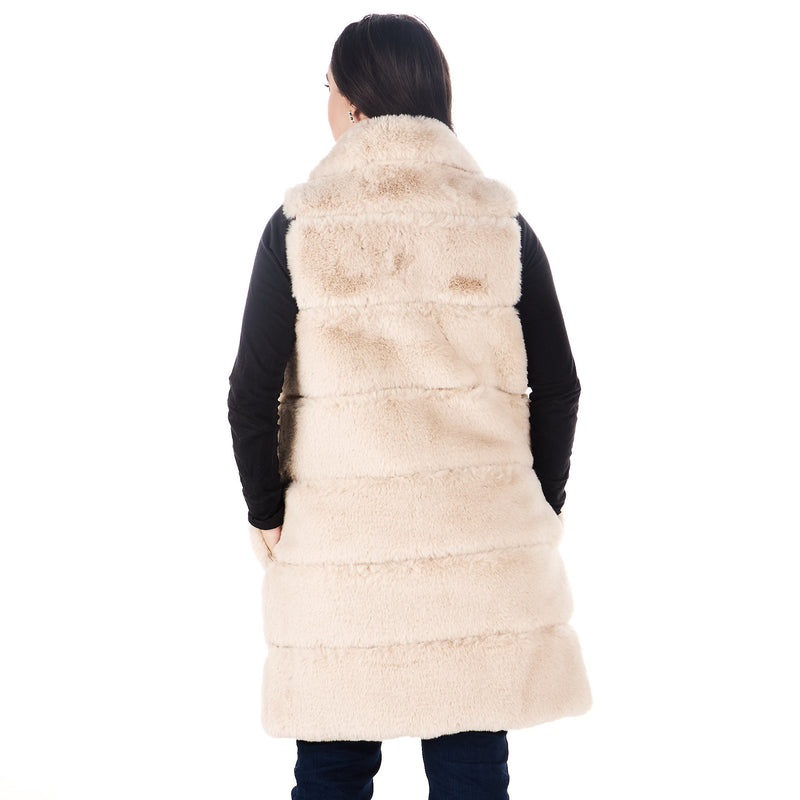 Coco + Carmen and Womens Clementine Faux Fur Vest