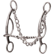 Futurity 3 Piece Twisted Wire Snaffle Bit