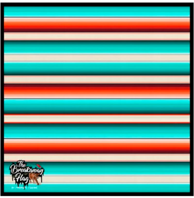 Patterned Open Professional Breakaway Flag
