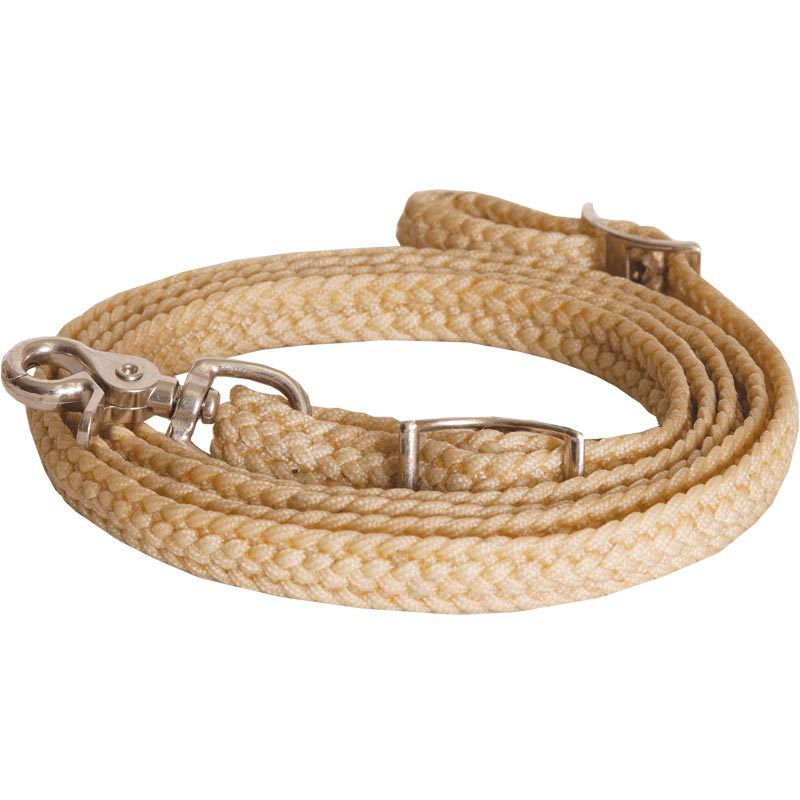 5/8in X 8in Waxed Braided Roping Rein